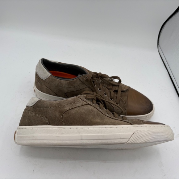 George Brown Men BILT George Brown Men\'s Sneakers Tillman Suede Leather Taupe, Size: 9.5